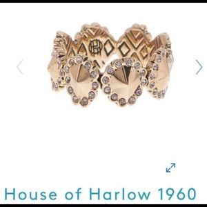 House of Harlow gold ring